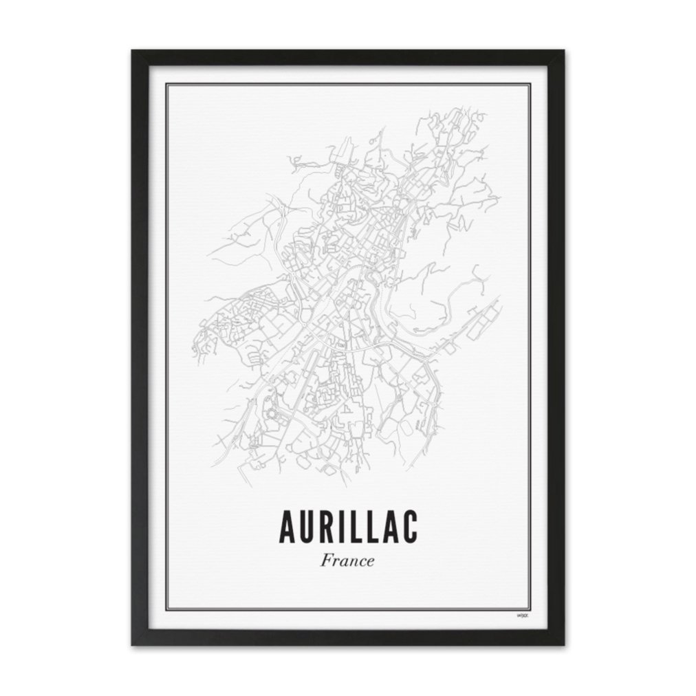 Poster van Aurillac - Stad | WIJCK. 